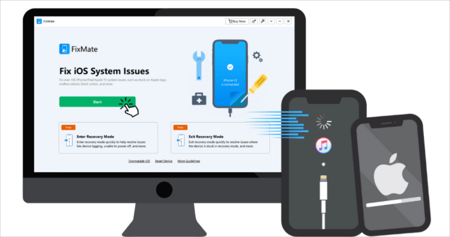 限時免費 AimerLab FixMate 一鍵修復 iPhone 當機 / 畫面卡住問題