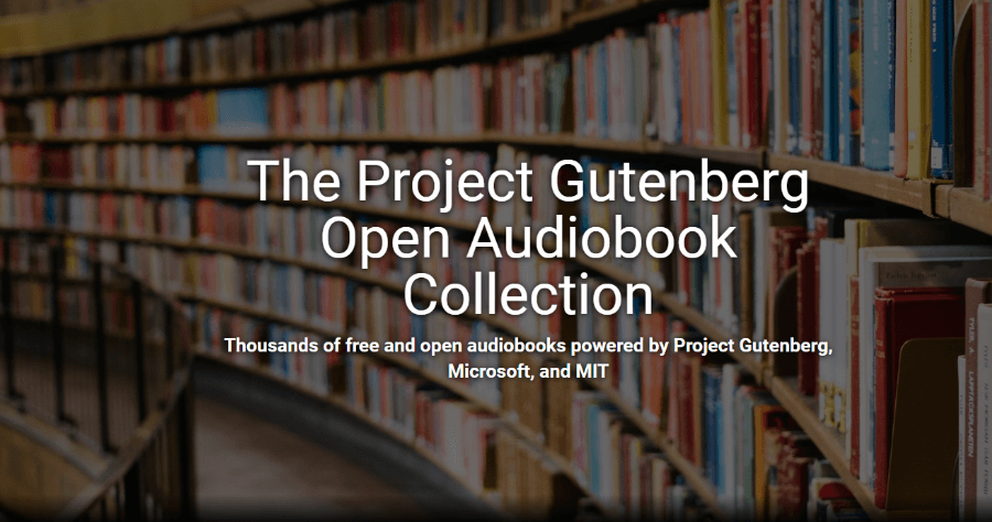 古騰堡計畫 Gutenberg 與麻省理工學院及微軟合作，超過 4800 本英文有聲書打開 Spotify 就能免費收聽