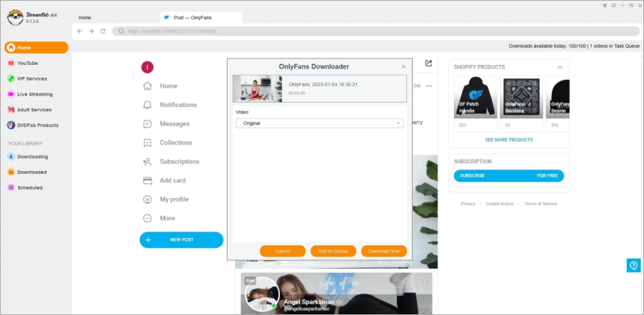 StreamFab OnlyFans Downloader