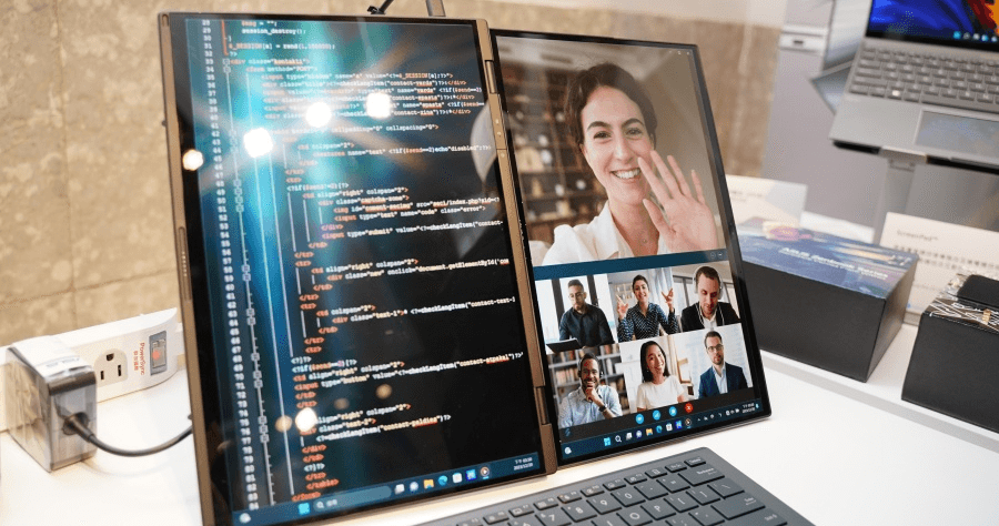 華碩 CES 2024 最新 ASUS 商用筆電全面解析，Zenbook Duo 筆電鍵盤變身雙螢幕！