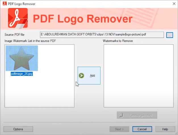 移除 PDF LOGO