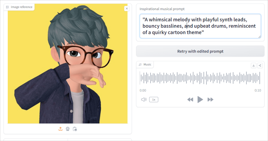 AI Image to Music Generator 把你的大頭貼變成一首歌，AI 圖片轉音樂免費工具